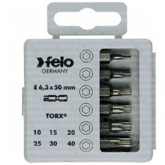 Bit készlet Torx (T10-T40)