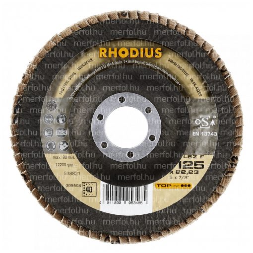 Lamellás csiszolókorong LSZ F Extended 125x22,23 mm (40)