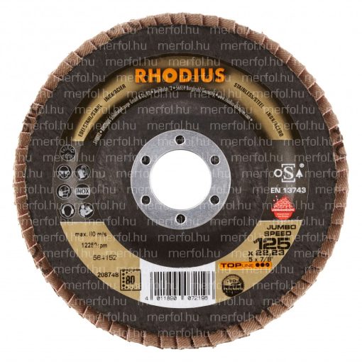 Lamellás korong Jumbo Speed Extended 125x22,23 mm (80)