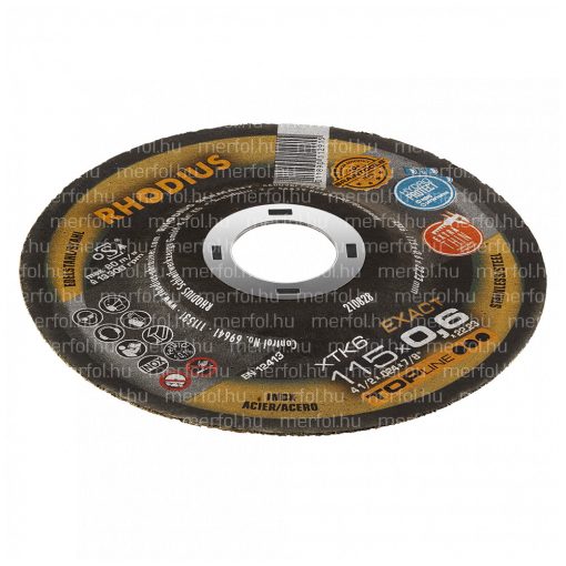 Vágókorong XTK6 Exact BRAINTOOL 115x0,6x22,23 mm