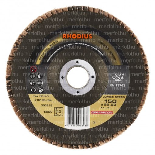 Lamellás korong Jumbo Speed 150x22,23 mm (40)