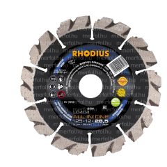  Gyémánt hornyoló korong LD404 ALL IN ONE 125x12,0x28,5x22,23 mm
