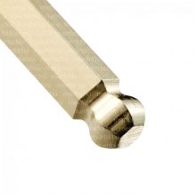 L hatszögkulcs arany gömbvégű 0,050"