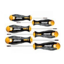Ergonic csavarhúzó készlet Torx 6 részes