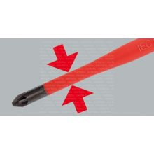 Ergonic E-Slim szigetelt csavarhúzó készlet fali tartóval