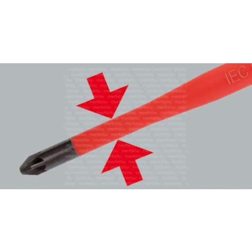 Ergonic E-Slim szigetelt csavarhúzó készlet fali tartóval