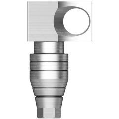 TS Nyitottkanalas lenyomatvételi csonk 4, 11 mm, MINI, HEX