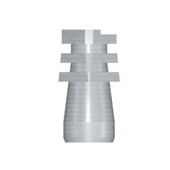 TS Rigid lenyomati sapka 4,0 magasság 5,5 mm, szürke